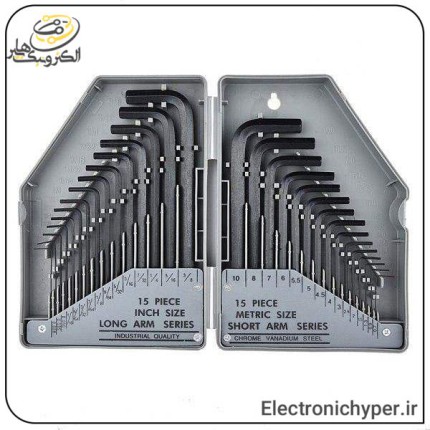 ست 30 عددی آچار آلن پروسکیت مدل ProsKit 8PK-027