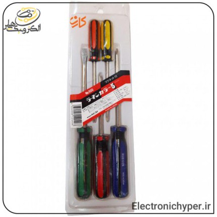 ست 5 عددی پیچ گوشتی روبیکون ژاپن مدل RUBICON NO.500