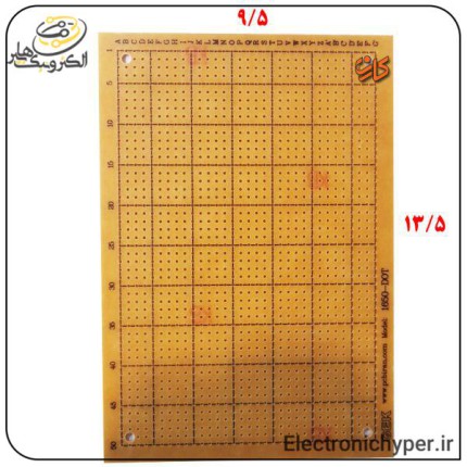 فیبر سوراخ دار 9/5 در 13/5 ( 1650 سوراخ )