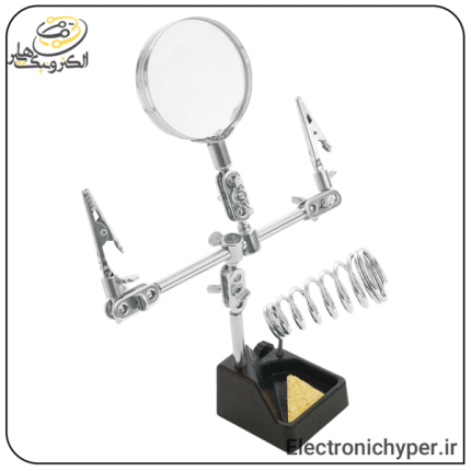 گیره برد دارای ذره بین و پایه هویه پروسکیت ProsKit 608-391E