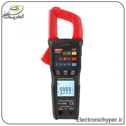آمپرمتر کلمپی 600 آمپر AC هوشمند یونیتی مدل UNI-T UT202BT