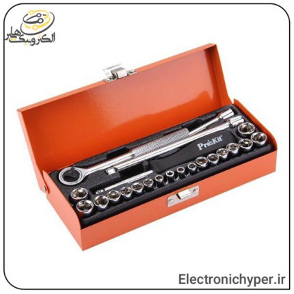 مجموعه 23 عددی آچار بکس پروسکیت مدل ProsKit 8PK-SD016