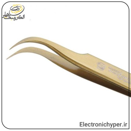 پنس نوک تیز برند مکانیک مدل AA KING15 رنگ طلایی