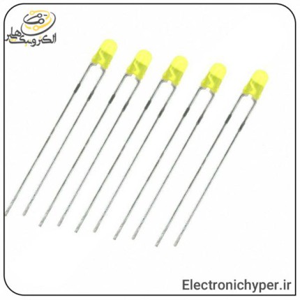 لامپ LED رنگ زرد 3 میلمیتری (بسته 10 عددی)