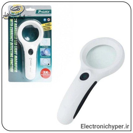 ذره بین دستی بزرگ 3X پروسکیت مدل ProsKit MA-019