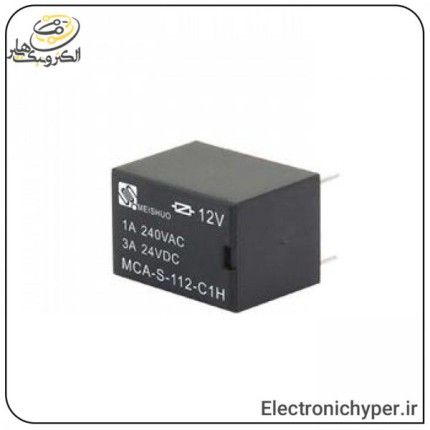 رله 12 ولت 3 آمپر 6 پین MCA-S-112-C1H(4102L)