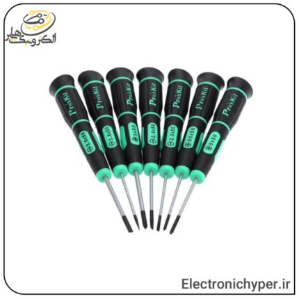 ست پیچ گوشتی ساعتی 7 عددی پروسکیت مدل Proskit SD-081A (اصل تایوان)