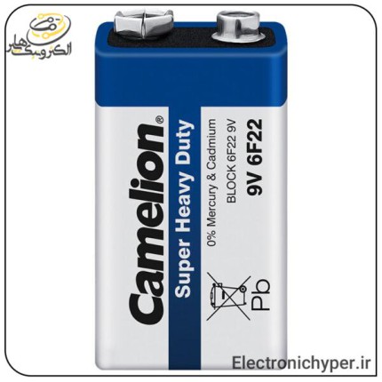 باتری 9 ولت کتابی کملیون مدل Camelion Super Heavy Duty