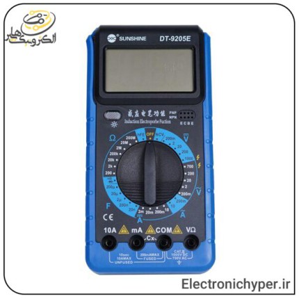 مولتی متر دیجیتال Sunshine DT-9205E
