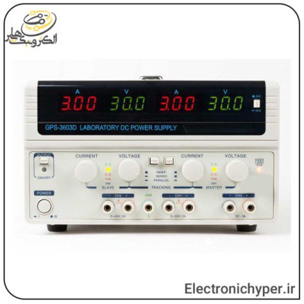 منبع تغذیه دوبل مدل GPS-3603D (ساخت انگلیس)