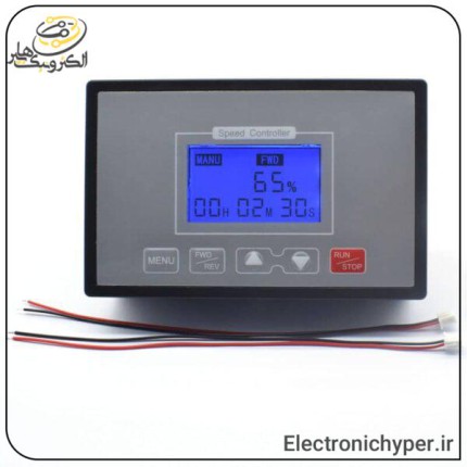 ماژول کنترل دور موتور PWM با نمایشگر LCD و جریان 60 آمپر