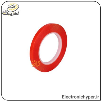 چسب دو طرفه قرمز 0.5 سانتی متر