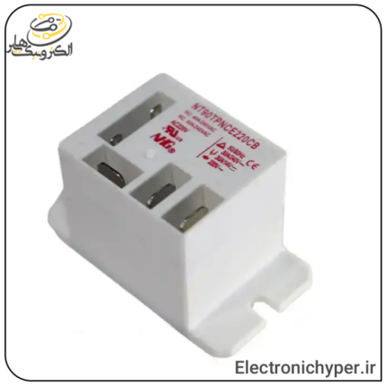 رله 220 ولت کولری جاپیچ دار 30 آمپر مدل NT90 گوشواره ای