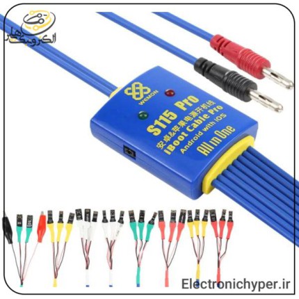 کابل پاور اندروید و آیفون Wemon مدل S115 PRO