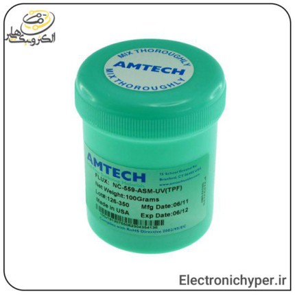 خمیر و روغن فلکس AMTECH NC-559-ASM-UV 100gr (اورجینال)