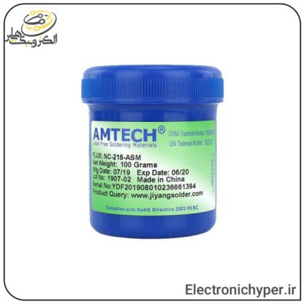 خمیر و روغن فلکس AMTECH NC-218-ASM 100gr (اورجینال)