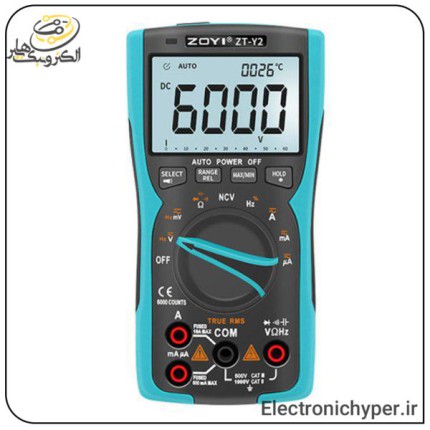 مولتی متر دیجیتال زویی مدل ZOYI ZT-Y2