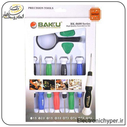 مجموعه 8 عددی پیچ گوشتی باکو مدل BK-8600