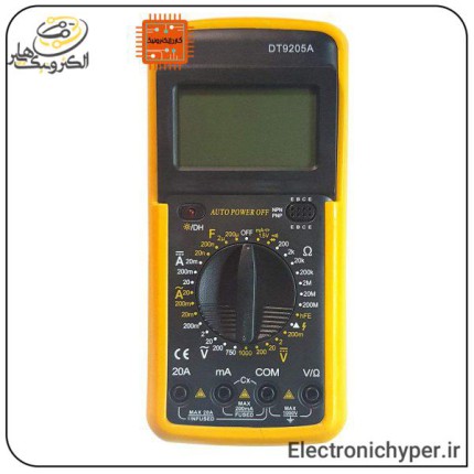 مولتی متر دیجیتال DT-9205A