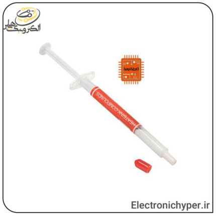 خمیر سیلیکون سرنگ کوچک ( رنگ سفید )