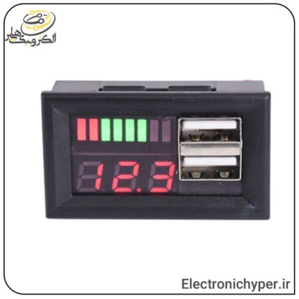 نمایشگر باتری خشک با USB
