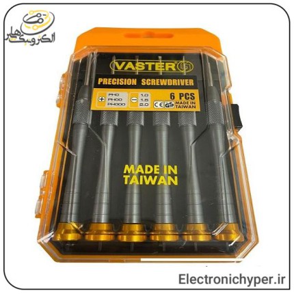 ست 6 عددی پیچ گوشتی واستر مدل VSP002 (تایوان)