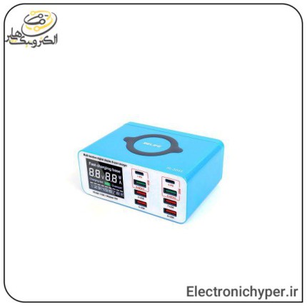 تستر و شارژر رومیزی وایرلس دار 8 پورت ریلایف RELIFE RL-304S