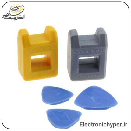 ست مغناطیس و غیرمغناطیس کننده پیچ گوشتی و قاب بازکن مدل 1301