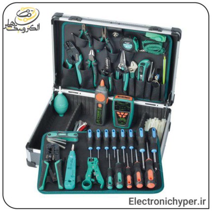 ست 44 تایی ابزار مخابرات و شبکه + MT-7029 پروسکیت مدل ProsKit PK-1938M2
