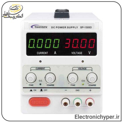 منبع تغذیه 4 رقمی توینتکس مدل Twintex SP-1305D