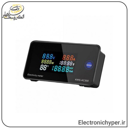نمایشگر ولت،آمپر وات،زمان،دما KWS-AC300 – 220V