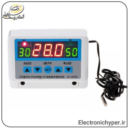 ترموستات دیجیتال و تایمر 12VDC مدل XH-W3103