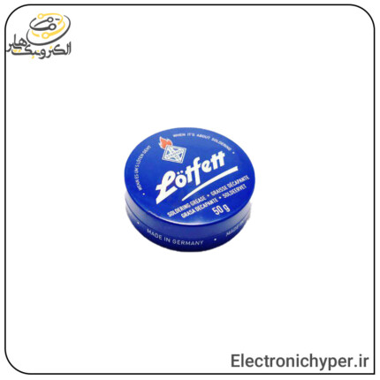 روغن لحیم 50 گرمی LOTFETT اصلی رنگ آبی
