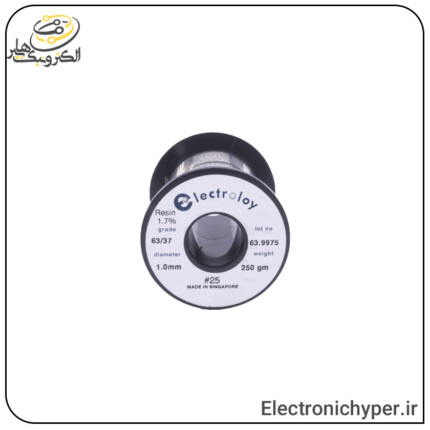 سیم لحیم 1 میلیمترELECTROLOY وزن 250 گرم