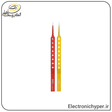 پنس سر صاف نوک تیز B&R BT 15-16