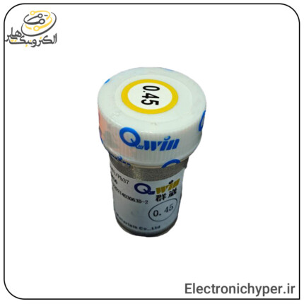 ساچمه قلع (توپ قلع) سایز 0.45 (250هزار تایی) برند Qwin